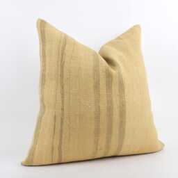 Handwoven Wool Kilim Pillow Cover, 24x24 Boho Home Decor - thumbnail 3