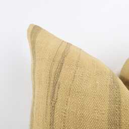 Handwoven Wool Kilim Pillow Cover, 24x24 Boho Home Decor - thumbnail 2
