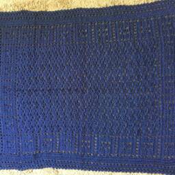 Dark Blue Baby Blanket - thumbnail 3