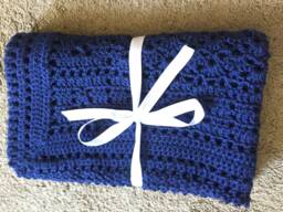 Dark Blue Baby Blanket - thumbnail 1