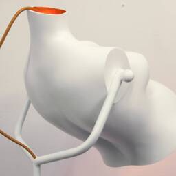 Handcrafted Floor Lamp Pregnant Lady - thumbnail 2