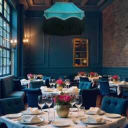 Bespoke Handmade Teal Blue Fabric Pendant Lampshades Ceiling Lights, Chandeliers, Downton Abbey Style, Black Fringe - thumbnail 2