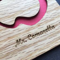 Teacher Picture Frame - 8x10 Holds 5x7 Photo Back To School Gift, Apple Frame, Retirement Gift - thumbnail 3