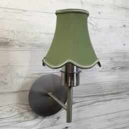 Green Scalloped Empire Candle Shade - Lampshade Chandelier Light Clip On Lampshades Retro Lampshade Wall - thumbnail 3