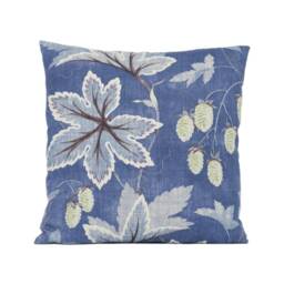 Colefax & Fowler - Lindon Navy Gorgeous Modern Trailing Leaf Hops Cushion Cover Handmade Throw Pillow Designer Home D??cor - thumbnail 2