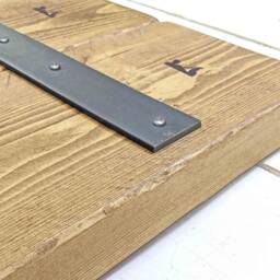 Side Table & Bedside Handcrafted Using Rustic Solid Wood - Square Frame Ben Simpson Furniture - thumbnail 3