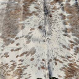 Gray & White Cowhide Rug, Salt Pepper Rug - Natural Cowskin Rugs Leather For Bedroom - thumbnail 3