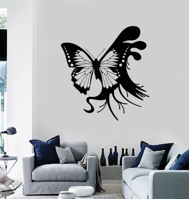 Butterfly Wall Vinyl Decal Fairy Nature-Themed Room Decor Guaranteed Quality Stickers 2201Di - image 1