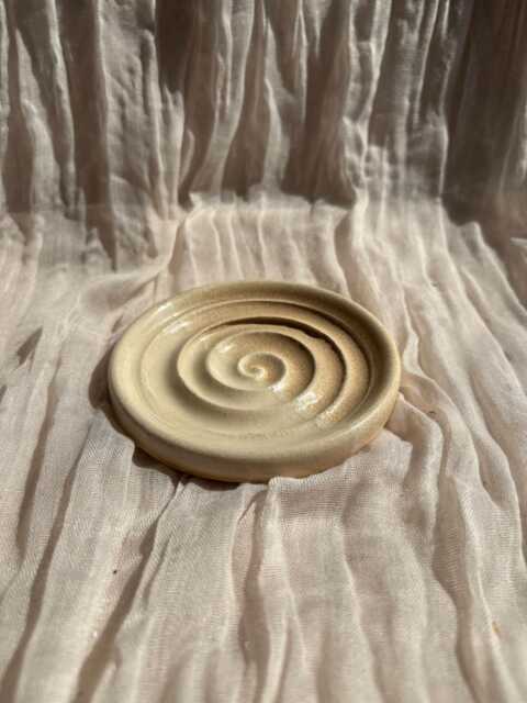 Low Tide Soap Dish, Beachy Ceramic Bathroom Tray, Handmade Kitchen Pottery, Household Holder, Thrown Holder - image 1