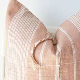 Handwoven Hemp Pillow Cover Vintage Karen Tribal Design - thumbnail 3