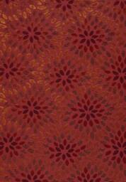 Kiku Silk Velvet Pillow in Cerise & Cinnabar - This Listing Is For One Pillow-Front/ Back - thumbnail 1