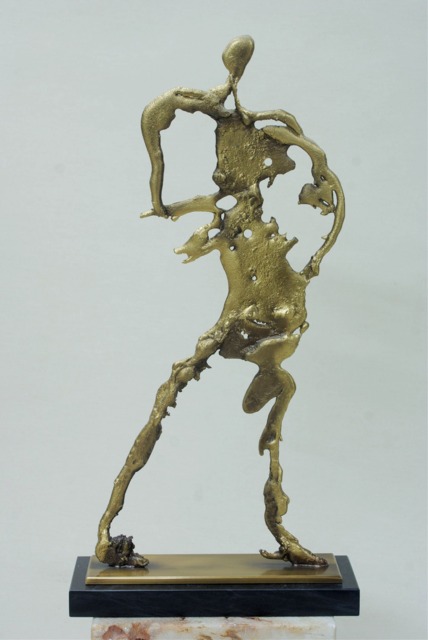 100% Real Pure Bronze Figurine Greek Art Decor Mable Statue Modern Artwork By Yiannis Nanouris - image 1