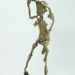 100% Real Pure Bronze Figurine Greek Art Decor Mable Statue Modern Artwork By Yiannis Nanouris - thumbnail 2