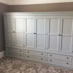 Wardrobe - 6 Door Drawer Victorian With Plinth Style - thumbnail 2