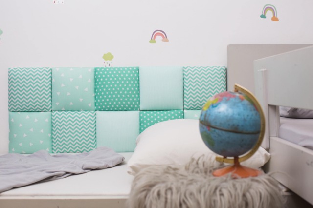 Montessori Sleeping Area, Fabric Bed Headboard, Side Panels, House Wall Cushions, Kids Home Gifts - image 1