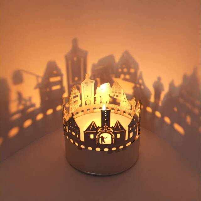 Rothenburg Op Der Tauber Souvenir Shadow Play Lantern Candle Attachment Of Iconic Landmarks For Magical Room D??cor - Perfect Gift - image 1