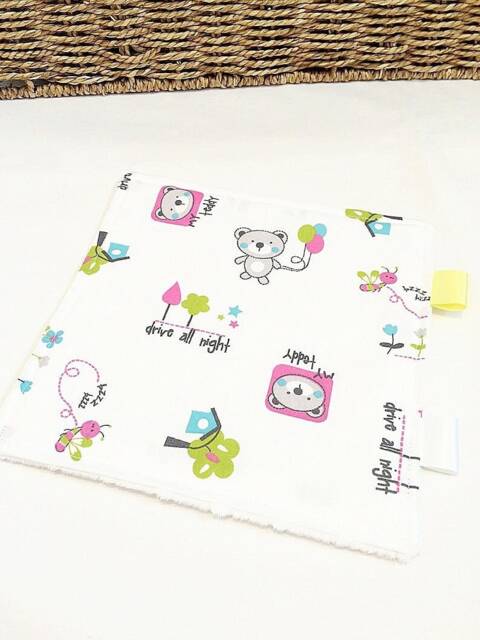 Baby Comforter, Newborn Sensory Toy, Cute Bear Lovey, Small Security Blanket For Baby, Cuddle Plush Baby Shower Gift - image 1