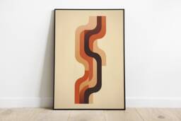 Crossing Lines Print - Abstract Wall Art in Different Sizes & Canvas