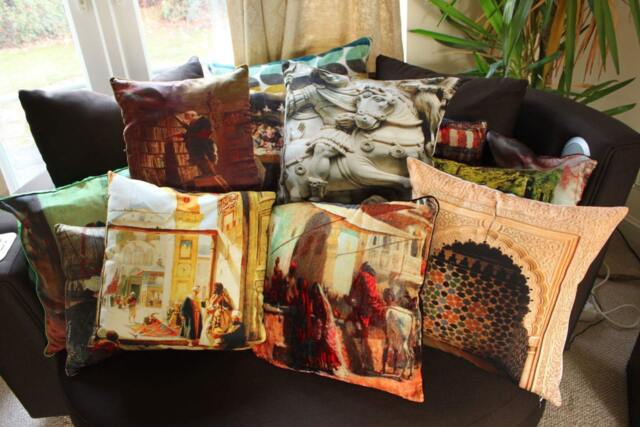 Sculpture Print Pillow Case Fine Art Cushion Cover Large Luxury Furnishings - image 1