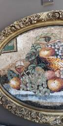 Wine Fruit Mosaic Wall Art - Artwork