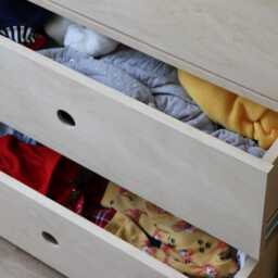 L??da 3 Drawer Chest Of Drawers - Birch Plywood Furniture Bedroom - thumbnail 3