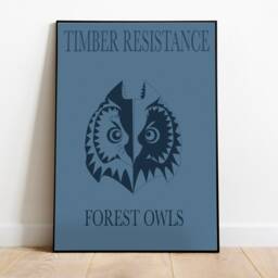 Forest Owls, Final Fantasy Viii Print, Ff8 Art, Gamer Poster, Triple Triad, Squall Leonhart, Rinoa, Timber Resistance, Ff7, Cloud Strife - thumbnail 3