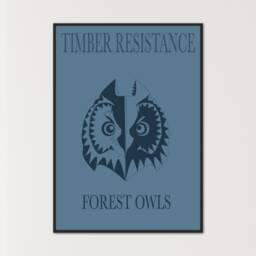 Forest Owls, Final Fantasy Viii Print, Ff8 Art, Gamer Poster, Triple Triad, Squall Leonhart, Rinoa, Timber Resistance, Ff7, Cloud Strife - thumbnail 1