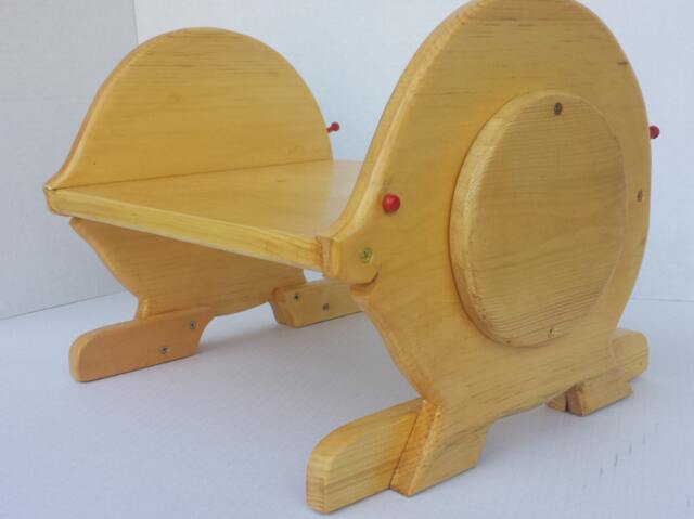 Child's Piggy Bench & Step Stool