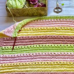 Cuddly Soft Baby Blanket Knitting Pattern - Beginner Level Knit PDF - Worsted Weight - thumbnail 3