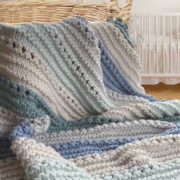 Cuddly Soft Baby Blanket Knit Pattern - Easy Knitting - thumbnail 3