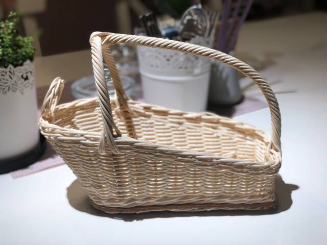 Wine Rack Basket Rattan For Gift Made Of - image 1