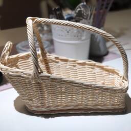 Wine Rack Basket Rattan For Gift Made Of - thumbnail 2