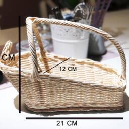 Wine Rack Basket Rattan For Gift Made Of - thumbnail 4