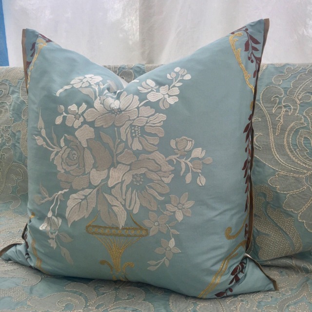 Margot Duck Egg, Designers Guild - Decorative Pillow/Cushion Cover - image 1