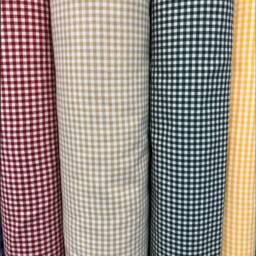 Handmade Gingham Floor Cushion, Cotton Baby Play Mat, 120x80cm - thumbnail 4