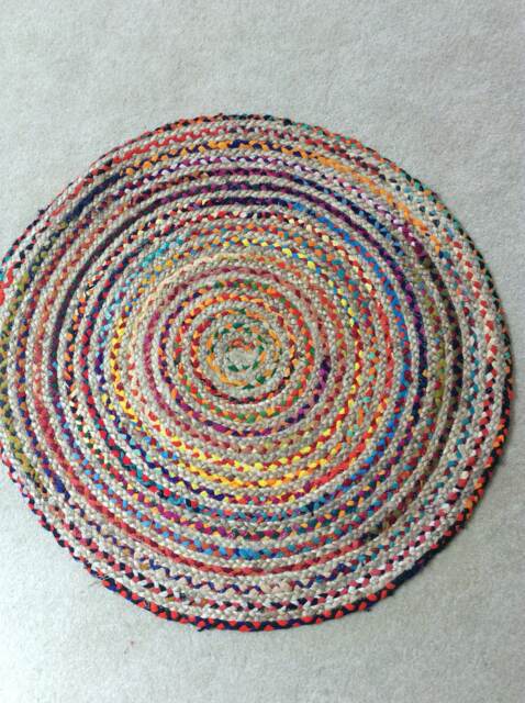 Jute & Rag Hand Woven Rug 36 - image 1