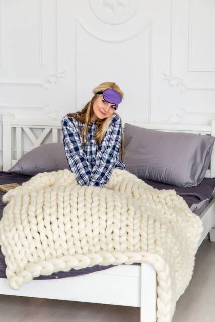 Chunky Knit Blanket, Christmas Arm Knit Wool Blanket, Throw, Throw Gift For Her, Boho Throw - image 1