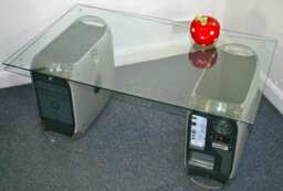 Apple Powermac G4 Dual Coffee Or Reception Table, With Table Top
