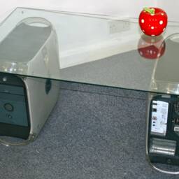 Apple Powermac G4 Dual Coffee Or Reception Table, With Table Top - thumbnail 2