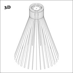 Tent Lamp - Laser Cut, Cnc File, Dxf, Cdr - thumbnail 2