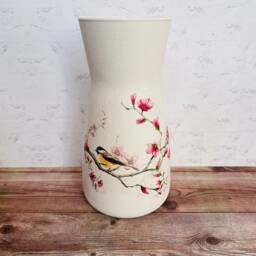 Bird & Flowers Vase, Vintage Style Gifts, Flower Pretty Vase - thumbnail 3