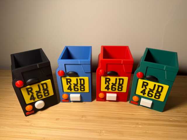 Land Rover Defender Inspired Personalised Desk Tidy, 4x4 Gift, Off-Road Gift For Car Lovers - image 1