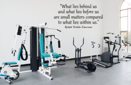 What Lies Behind Us & What Before Are Small Matters Compared To Within Us. Vinyl Wall Decal - thumbnail 1