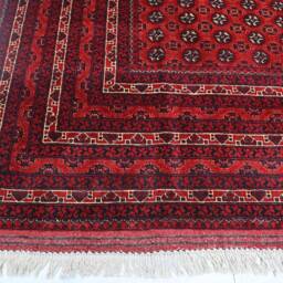 Handmade 7x10 Turkmen Bokhara Rug Natural Wool & Colors Hand-Knotted Afghan - Bedroom For Living Room 200x300 cm Red Carpet - thumbnail 3