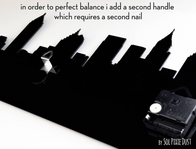 Berlin Skyline - Silhouette Wall Clock - image 1