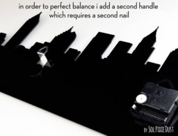 Berlin Skyline - Silhouette Wall Clock