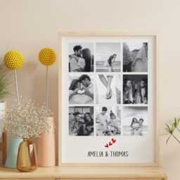 Personalized Photo Gift, Gift For Husband, Anniversary Photo, Valentine's Day Mother Day, Wall Art, Birthday Gift, Unframed - thumbnail 3