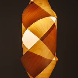 Handmade Wood Pendant Light For Kitchen Islands - thumbnail 3