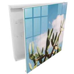 Green Cactus Key Cabinet For Home, Box Photographic Nature, Nature Lovers - thumbnail 2