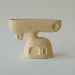 Mini Concrete House Planter, Fairy Garden Terrarium Decoration - thumbnail 3